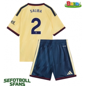 Arsenal William Saliba #2 Tredjeställ Barn 2026-27 Kortärmad (+ Korta byxor)